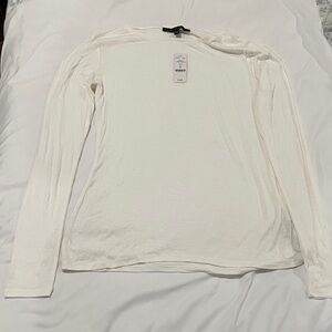 White House Black Market Ivory Knit Top